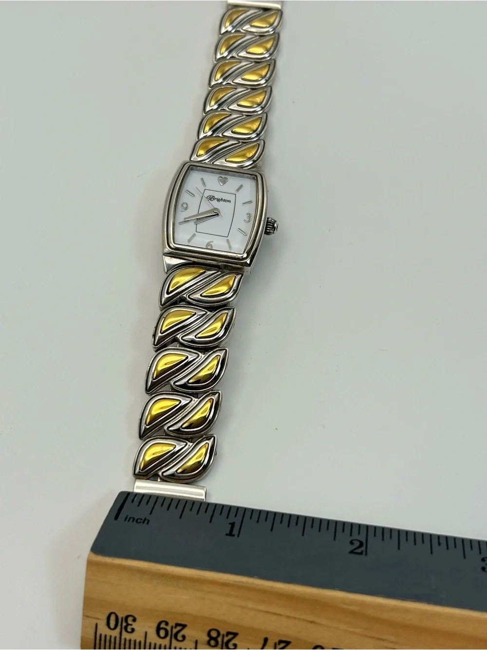 Brighton Coconut Grove Watch Two-tone Gold & Silver Plated Chunky & Tin